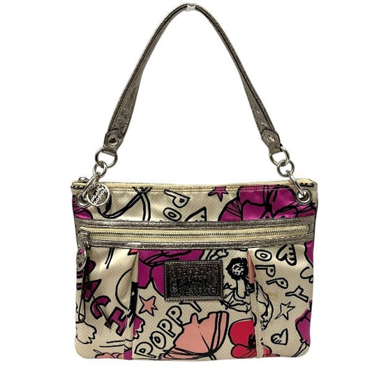 Coach Poppy Petal Print Shoulder Bag 17050