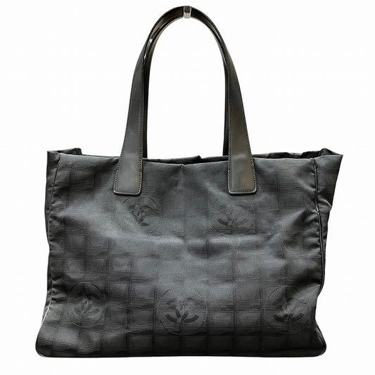 Chanel Nylon Leather Tote Bag MM