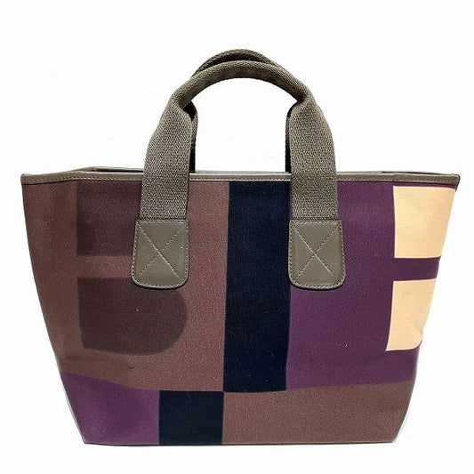 Bally Busy B Canvas Tote Bag