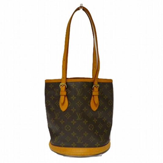 Louis Vuitton Monogram Petit Bucket Tote Bag