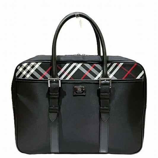 Burberry Nylon Leather Tote Bag