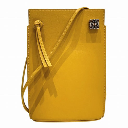 Loewe Yellow Leather Shoulder Bag