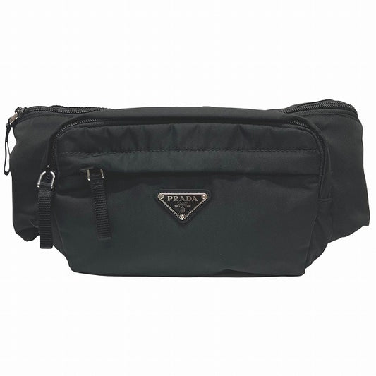 Prada Nylon Triangle Plate Waist Bag 2VL005