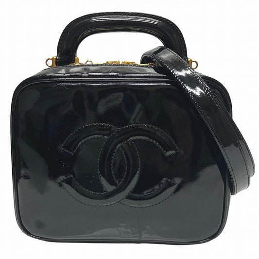 Chanel Patent Leather Vanity 2way Bag A07060