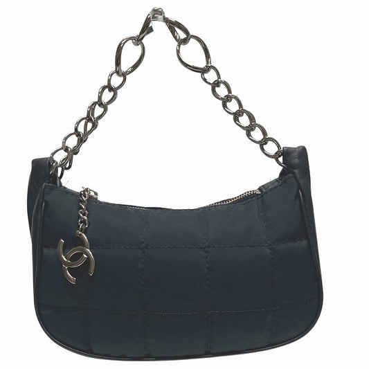 Chanel Nylon Lambskin Chocobar Chain Bag