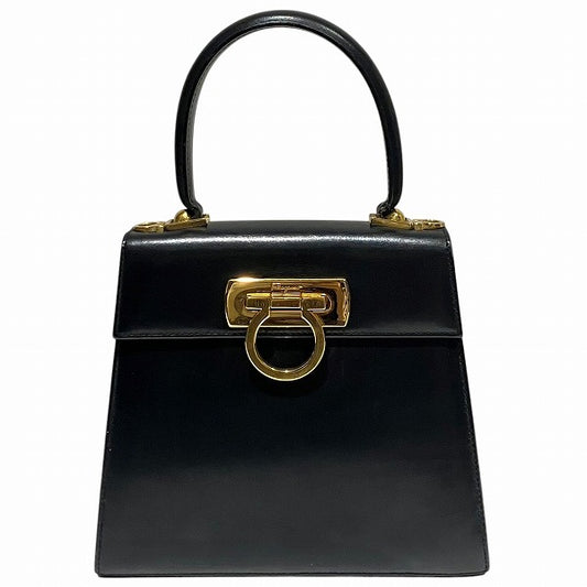 Salvatore Ferragamo Gancini Leather Handbag