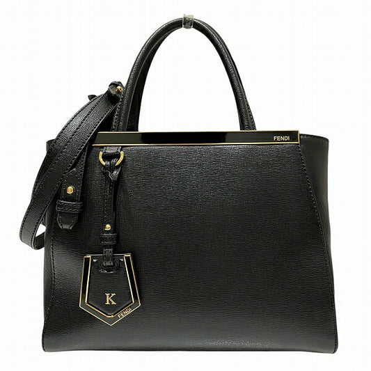 Fendi Leather Petit 2Jours Handbag 8BH253