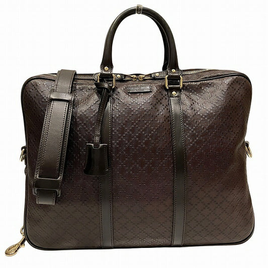 Gucci Diamante Leather Briefcase 208463