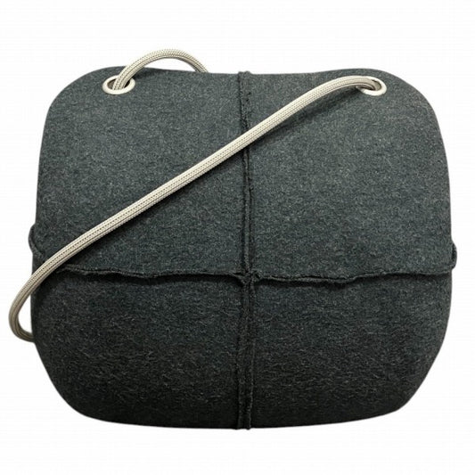 Chanel Wool Hip Bag Gray