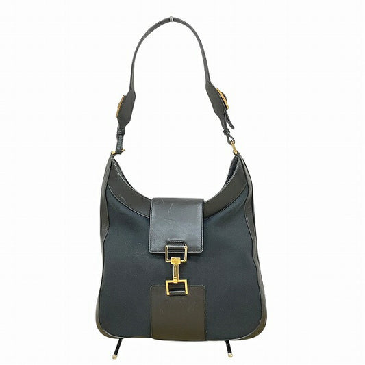 Gucci Canvas Leather Shoulder Bag 0014129