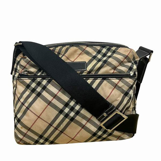 Burberry Check Nylon Shoulder Bag