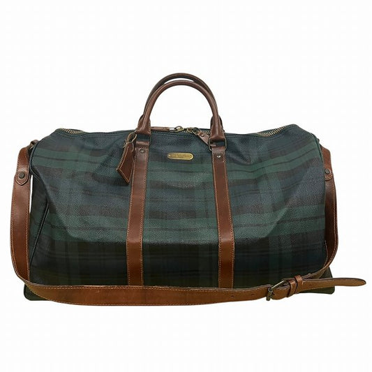 Polo Ralph Lauren Check Dark Green Boston Bag