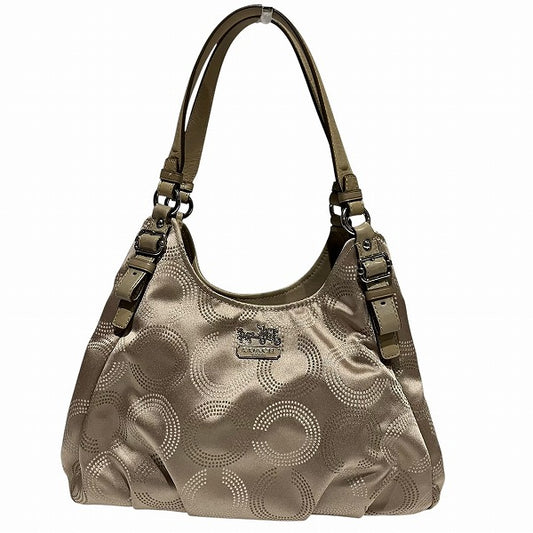 Coach Madison Dotted Op Art Maggie Shoulder Bag 16505