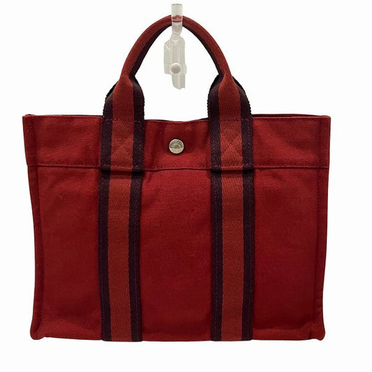 Hermes Canvas Fourre-Tout PM Tote Bag