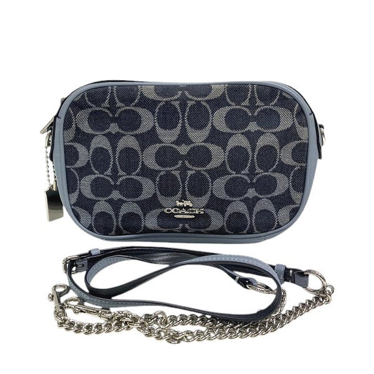 Coach Signature Canvas Leather Shoulder Bag F25878