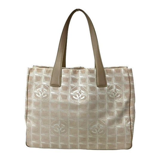 Chanel Nylon Leather Tote Bag