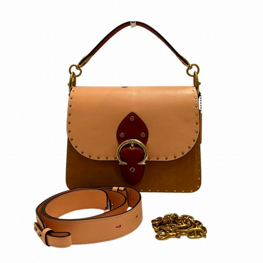 Coach Leather Suede 3WAY Bag 4595