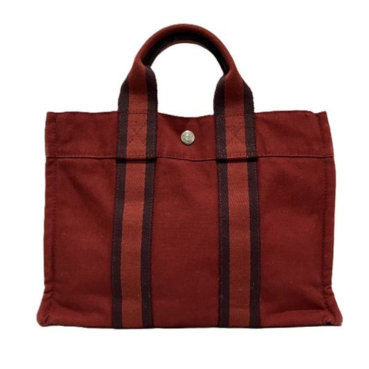 Hermes Canvas Fourre-Tout PM Tote Bag