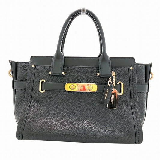Coach Leather 2WAY Handbag 34816
