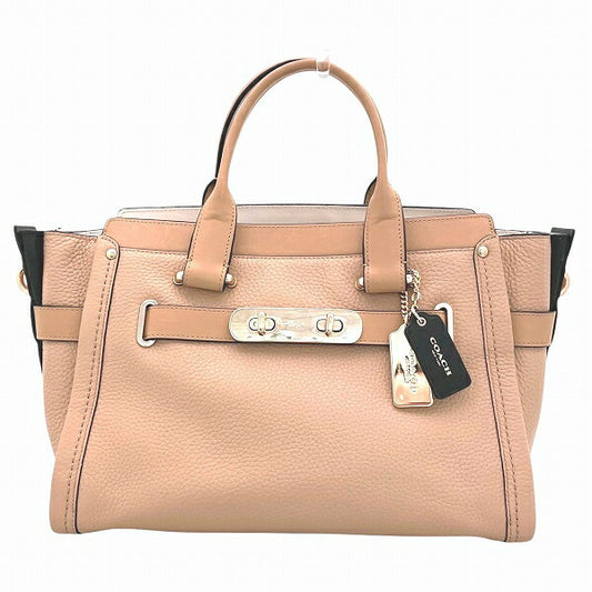 Coach Swagger 34420 Leather Handbag