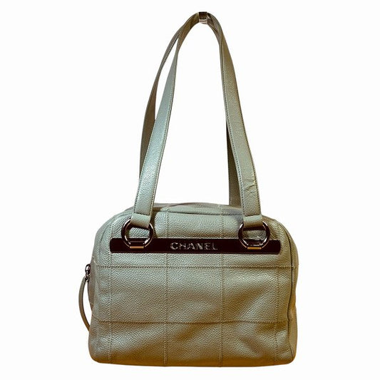 Chanel Caviar Skin Chocolate Bar Shoulder Bag