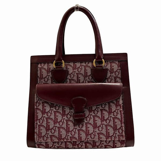 Dior Canvas Leather Handbag