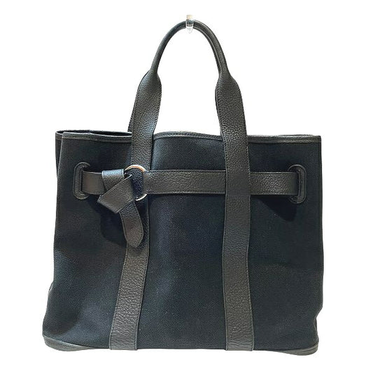 Hermes Canvas Leather Sangle MM Tote