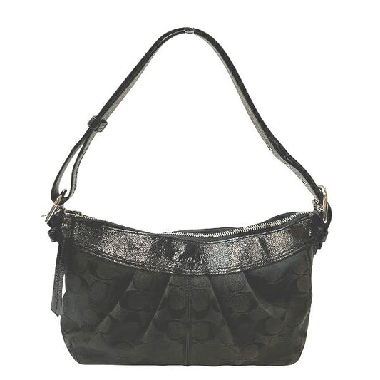 Coach Signature Canvas Leather Tote Bag F14184