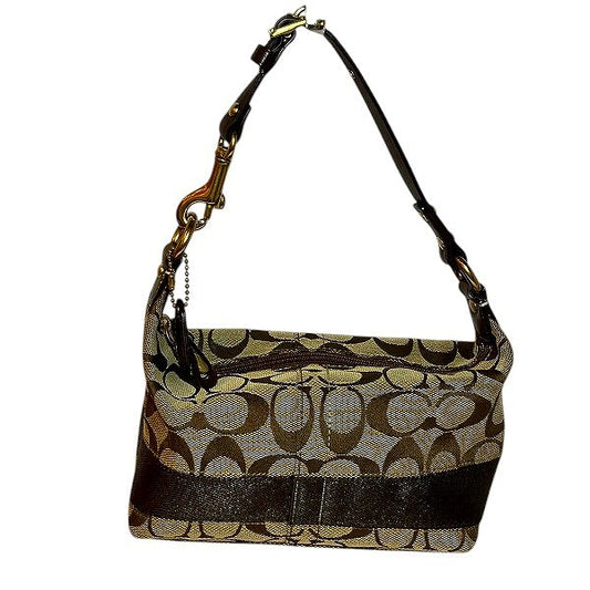 Coach Signature Canvas Leather Pouch 40757