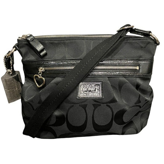 Coach Poppy Signature Canvas Shoulder Bag F22945