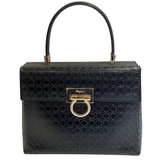 Salvatore Ferragamo Gancini Leather Handbag
