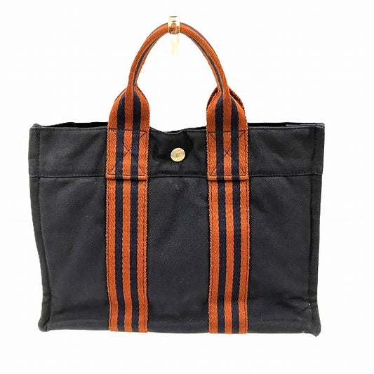 Hermes Fooltote PM Canvas Tote Bag