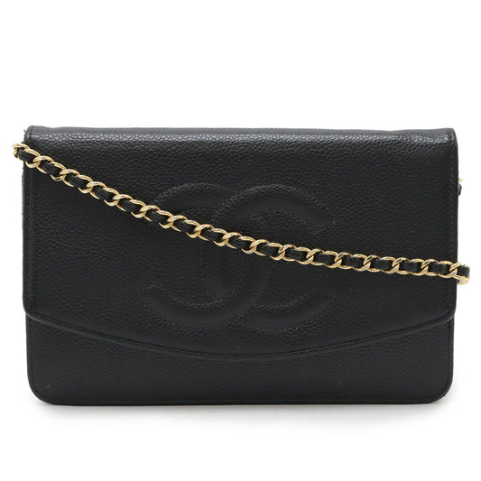 Chanel Caviar Chain Wallet Shoulder Bag