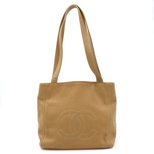 Chanel Leather Coco Mark Tote Bag