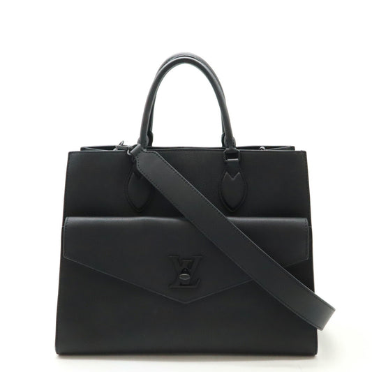 Louis Vuitton Lockme Tote MM Leather Handbag