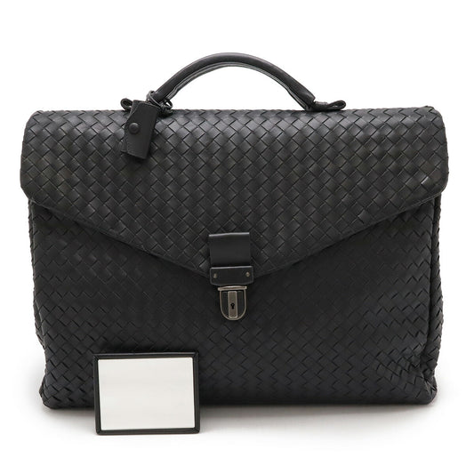 Bottega Veneta Leather Briefcase Black