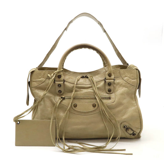 Balenciaga Leather The City Editor's Bag