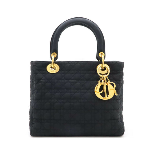Dior Lady Dior Cannage Nylon Handbag