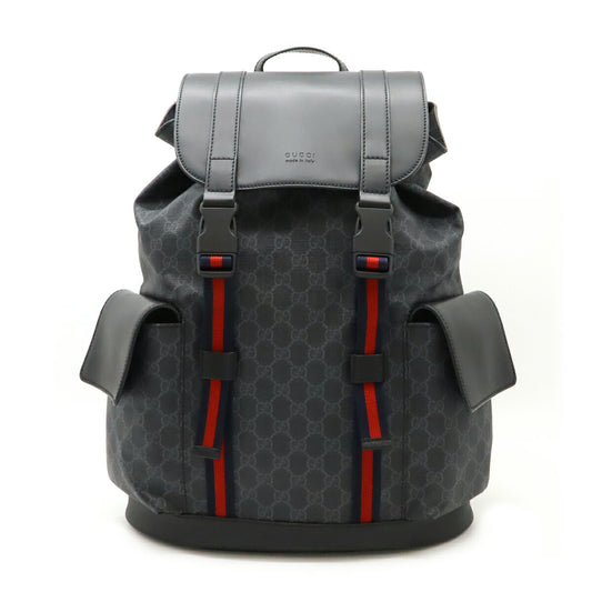 Gucci Soft GG Supreme Backpack PVC Leather