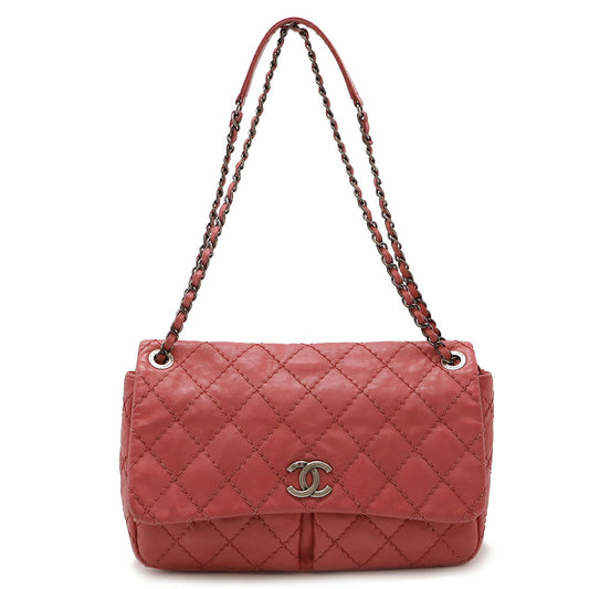 Chanel Wild Stitch Leather Shoulder Bag