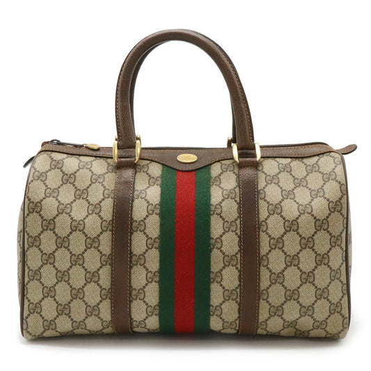 Gucci GG Plus Sherry Line Mini Boston Handbag