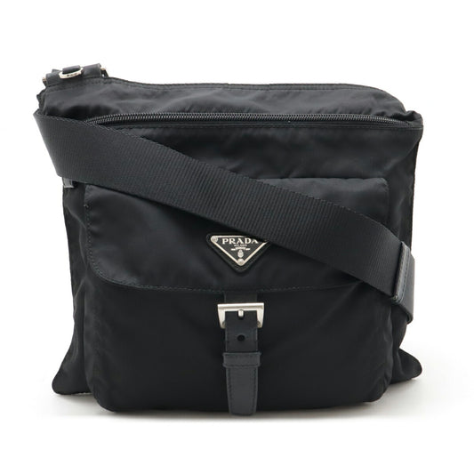 Prada Nylon Leather Shoulder Bag BT0573