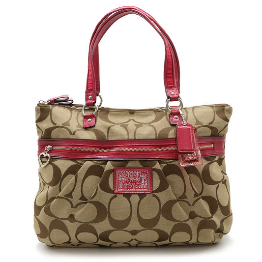 Coach Poppy Signature Tote Bag F22947