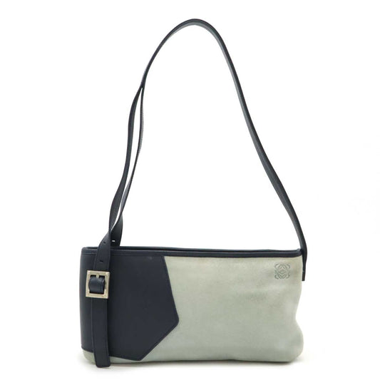 Loewe Anagram Suede Leather Shoulder Bag
