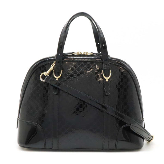 Gucci Microguccissima Patent Leather Handbag