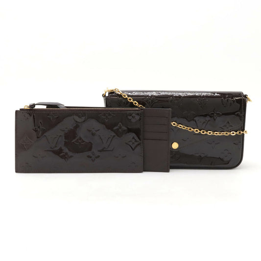 Louis Vuitton Vernis Pochette Felicie Chain Bag