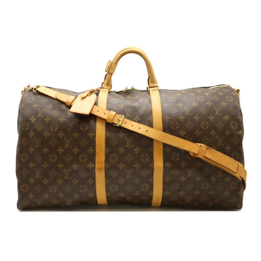 Louis Vuitton Monogram Keepall Bandouliere 60 Boston Bag