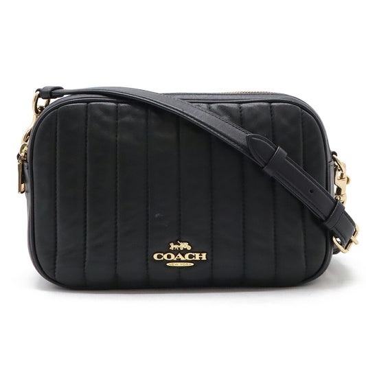 Coach Leather Puffy Linear Jess Crossbody Clutch C1569