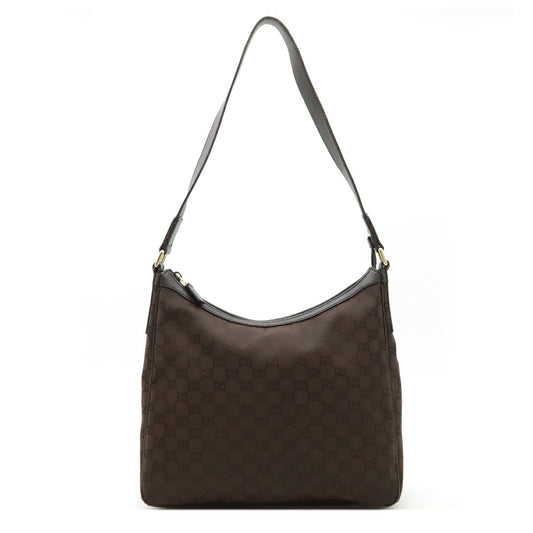 Gucci Nylon Leather Shoulder Bag