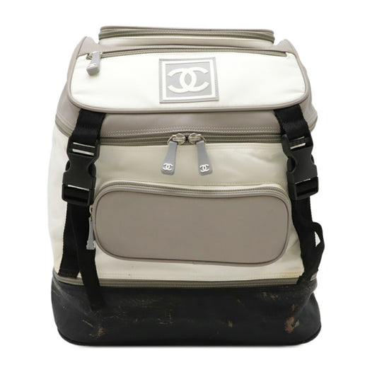 Chanel Nylon Rubber Leather Backpack